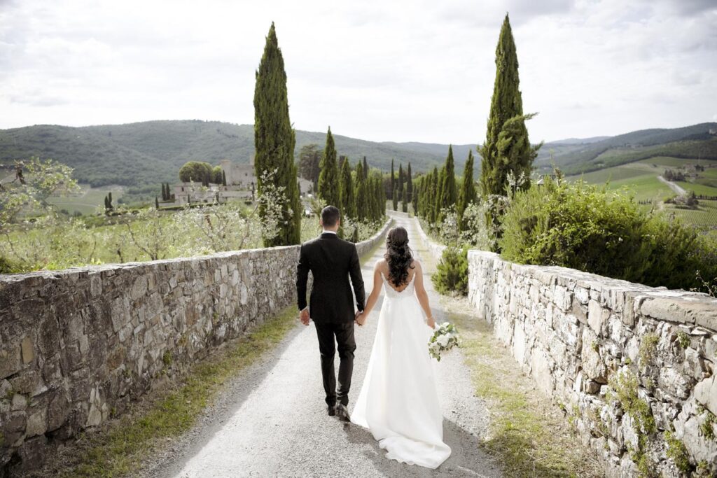 wedding at Castello di Meleto castle photographer in Tuscany Andrea Pitti