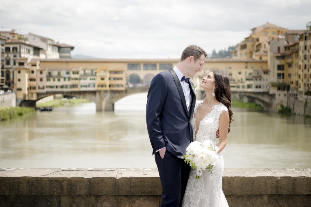 wedding in Florence Ponte Vecchio photographer in Tuscany Andrea Pitti